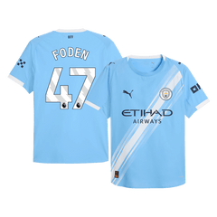 Manchester City FODEN #47 Domácí fotbalový dres 2025/26 – verze pro hráče