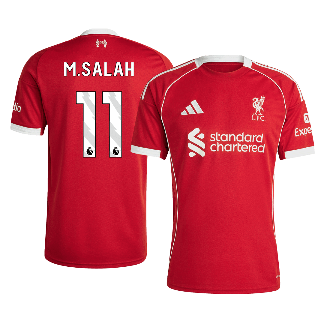 Pánský fotbalový dres Liverpool M.SALAH #11 domácí 2025/26