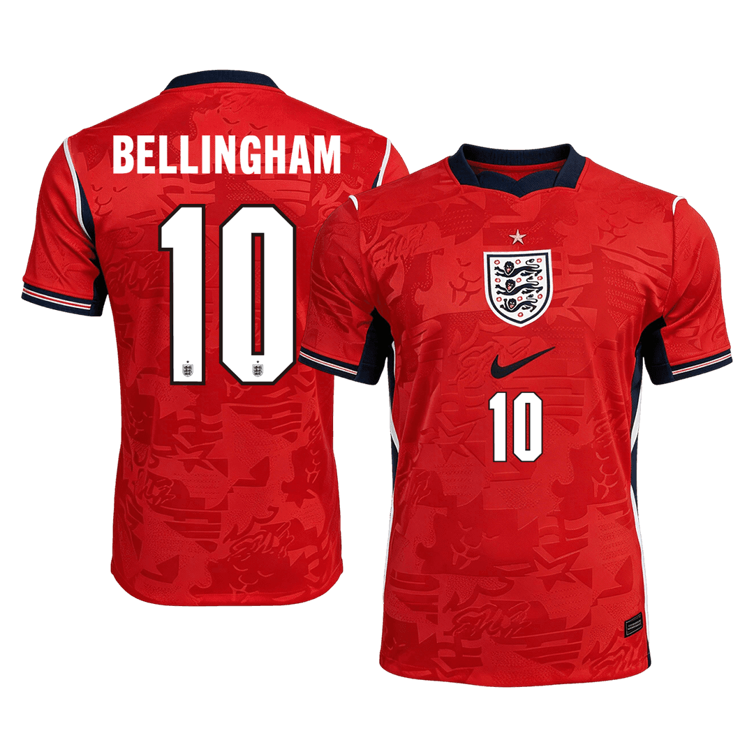 England BELLINGHAM #10 Pryč Fotbalový dres Mistrovství světa 2026 - verze pro hráče