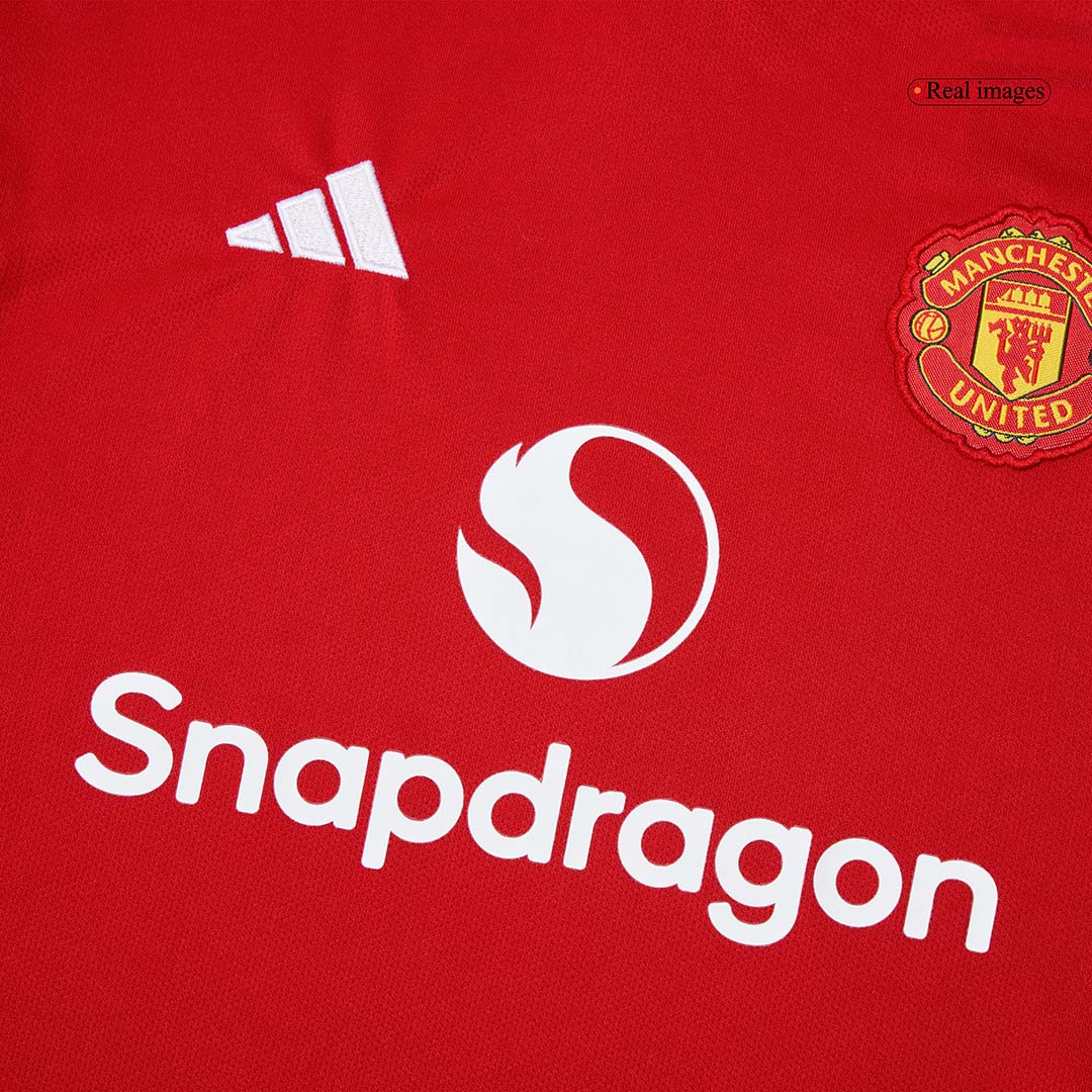 Dětská souprava domácího dresu Manchester United (dres + šortky) 2025/26