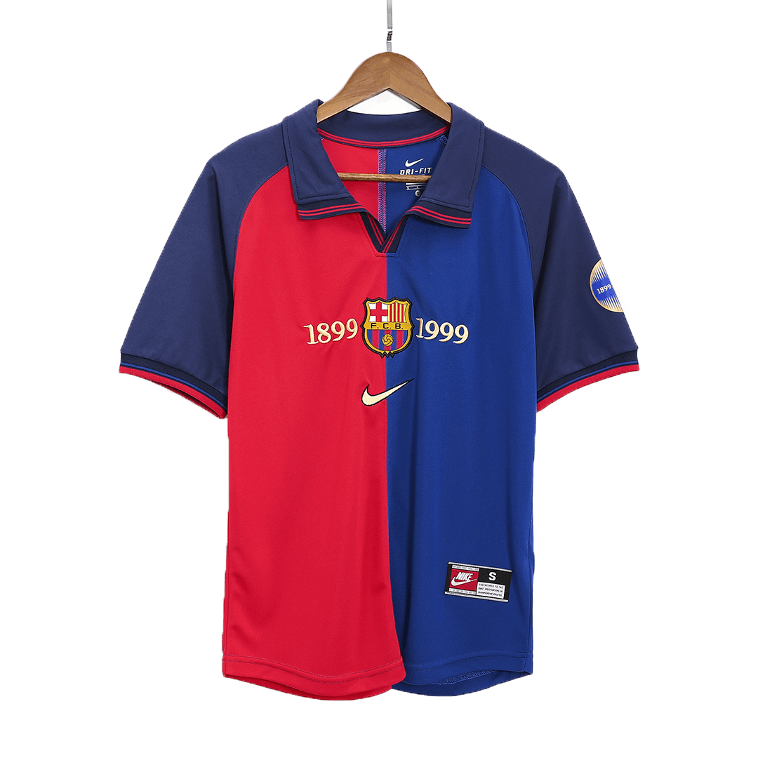 Barcelona GUARDIOLA #4 Home Retro Football Jersey 1999/00 – 100th Anniversary