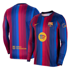Pánské Barcelona Domov Fotbalový dres s dlouhým rukávem 2026/27
