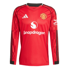 Pánský fotbalový dres Manchester United Domácí s dlouhým rukávem 2025/26