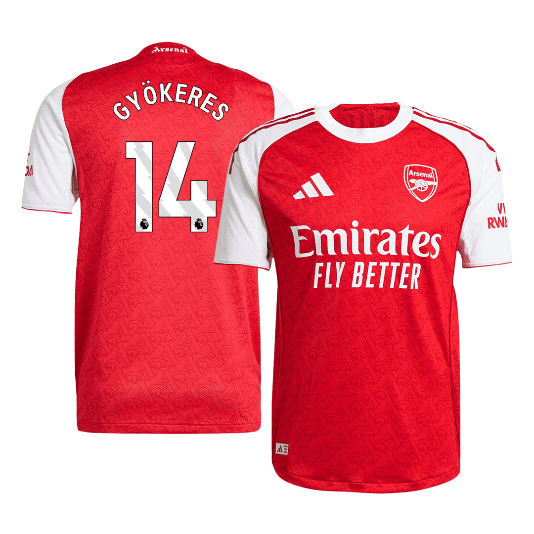 Arsenal GYÖKERES #14 Domácí Fotbalový dres 2025/26 – verze pro hráče