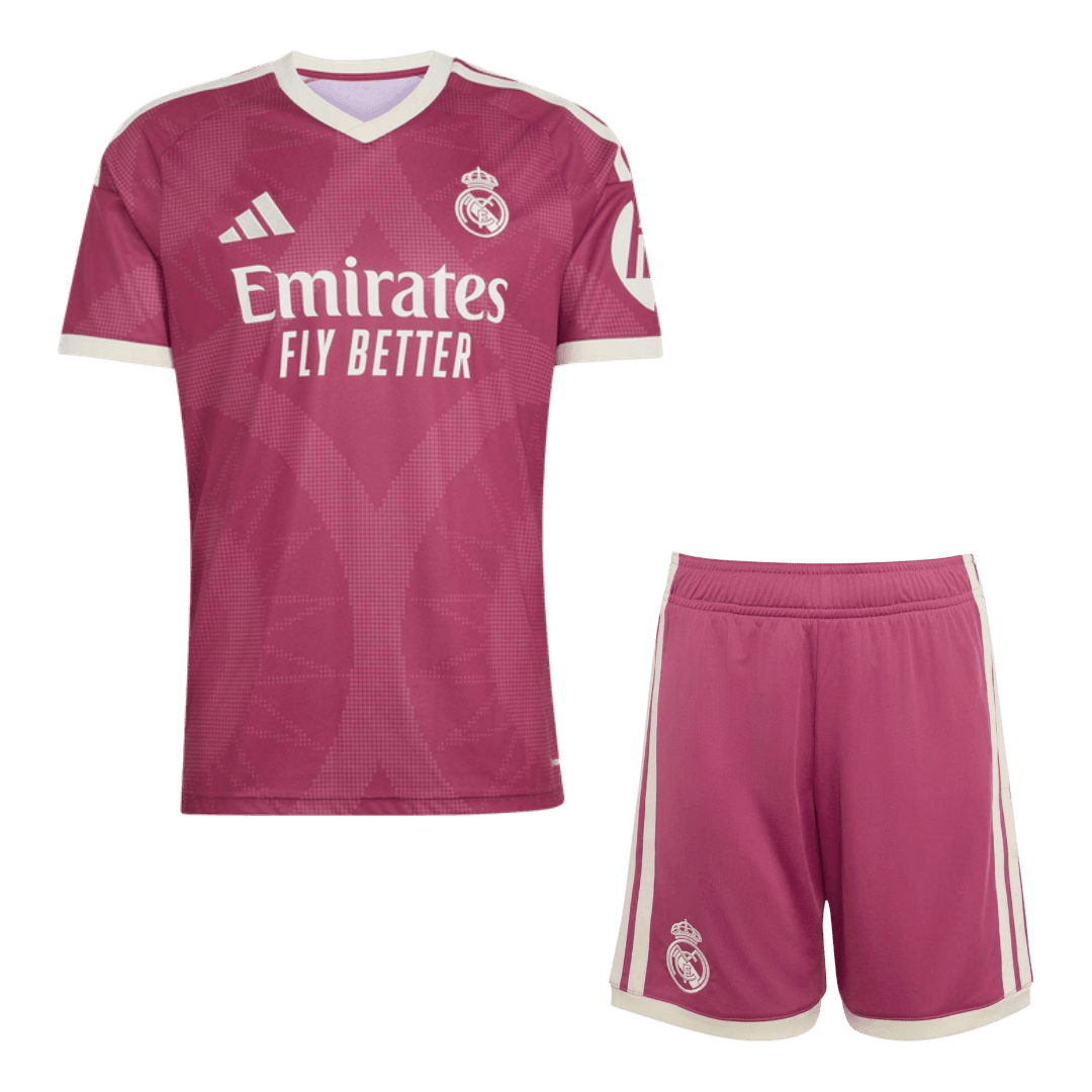 Pánské Real Madrid Třetí pryč Fotbalový dres (Jersey+Shorts) Kit 2026/27