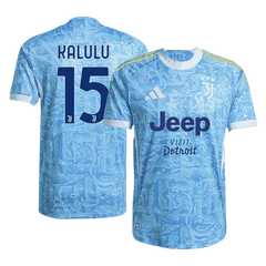 Juventus KALULU #15 Pryč Fotbalový dres 2025/26 - verze pro hráče