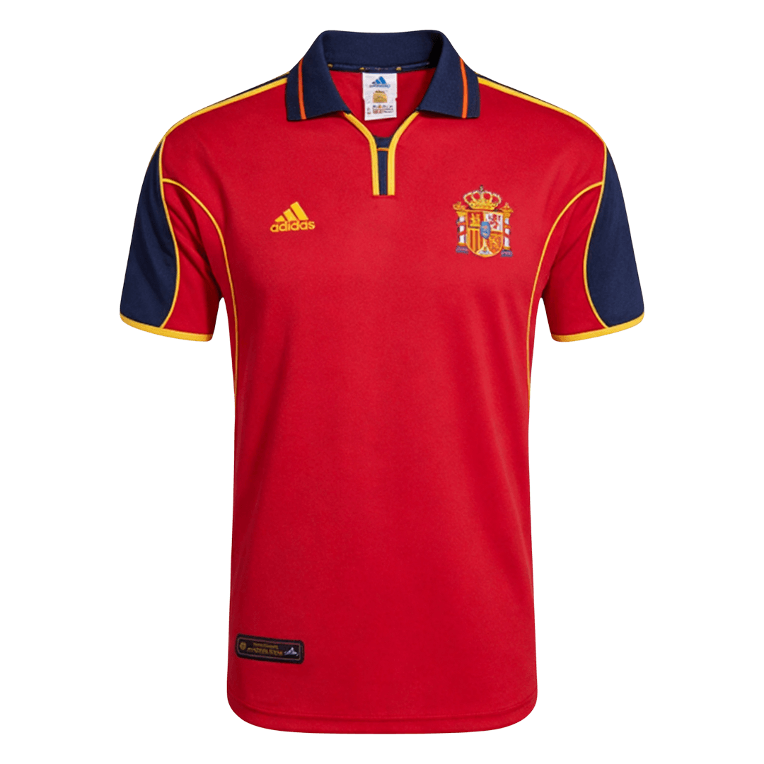 Spain Domov Retro fotbalový dres 2000