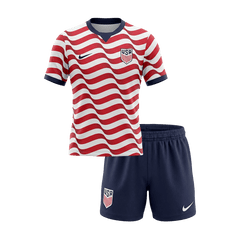 Děti USA Domov Fotbalový dres Kit(dres + šortky) Mistrovství světa 2026
