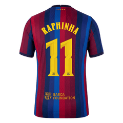 Barcelona RAPHINHA #11 Domov Fotbalový dres 2026/27 - verze pro hráče - UCL