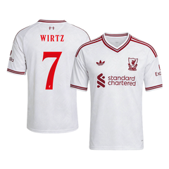 Pánské Liverpool WIRTZ #7 Pryč Fotbalový dres 2026/27 - UCL