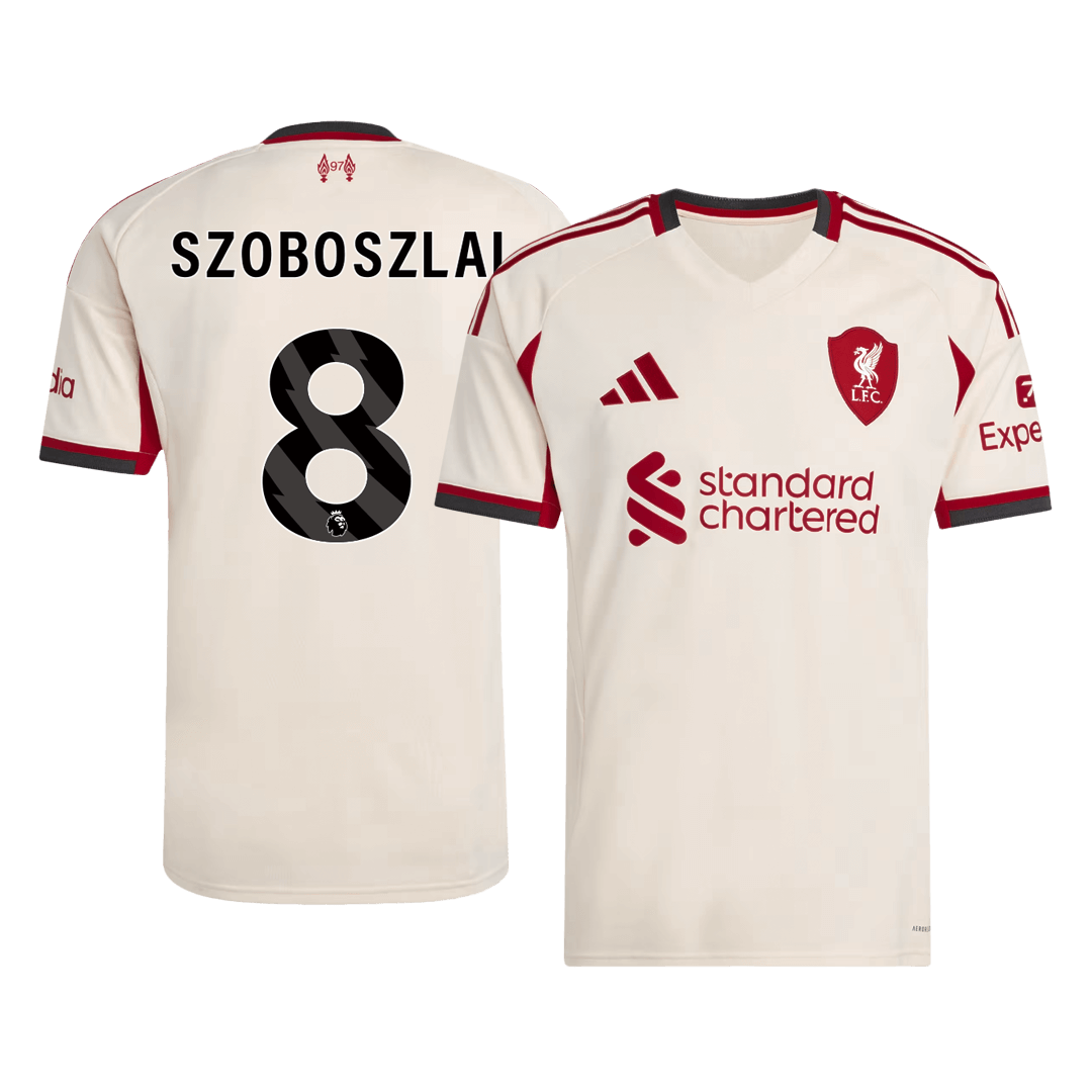 Pánské Liverpool SZOBOSZLAI #8 Pryč Fotbalový dres 2025/26