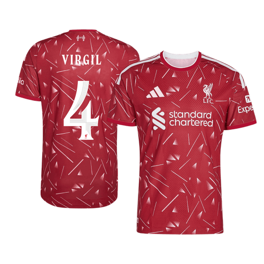 Liverpool VIRGIL #4 Domov Fotbalový dres 2026/27 - verze pro hráče - UCL