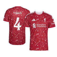 Liverpool VIRGIL #4 Domov Fotbalový dres 2026/27 - verze pro hráče - UCL