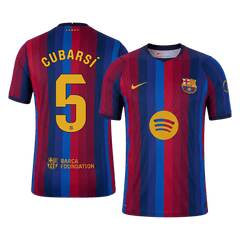 Barcelona CUBARSÍ #5 Domov Fotbalový dres 2026/27 - verze pro hráče