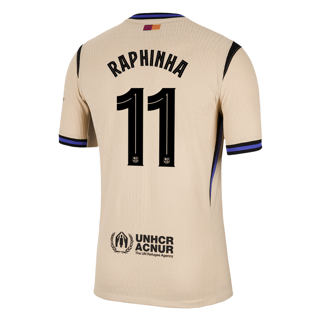 Barcelona RAPHINHA #11 Away Football Shirt 2025/26 – Player Version – UCL