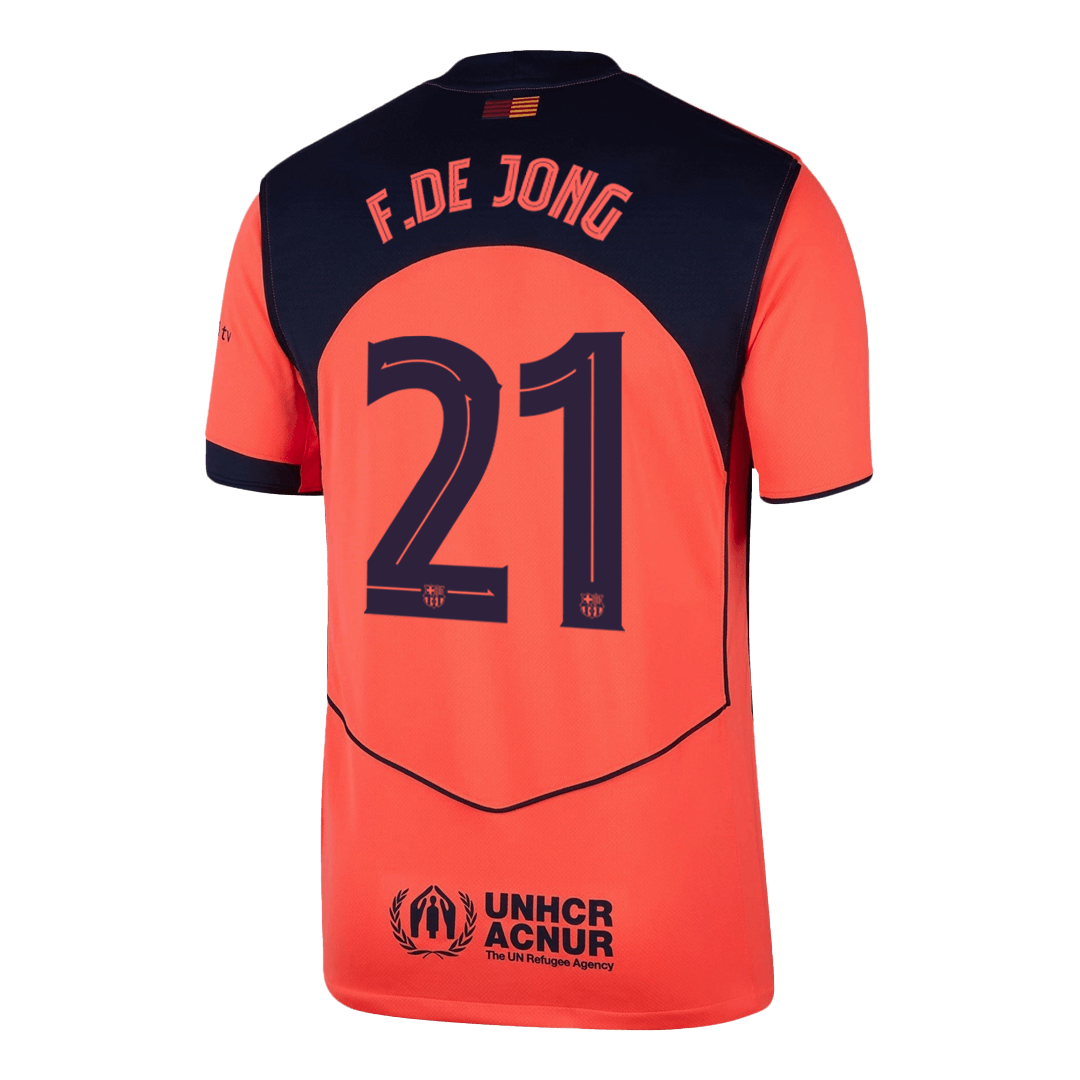 Pánské Barcelona F.DE JONG #21 Třetí pryč Fotbalový dres 2025/26 - UCL