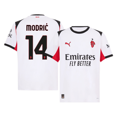 Mužský venkovní fotbalový dres AC Milán MODRIĆ #14 2025/26
