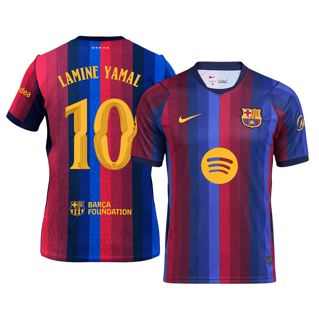Pánské Barcelona LAMINE YAMAL #10 Domov Fotbalový dres 2026/27