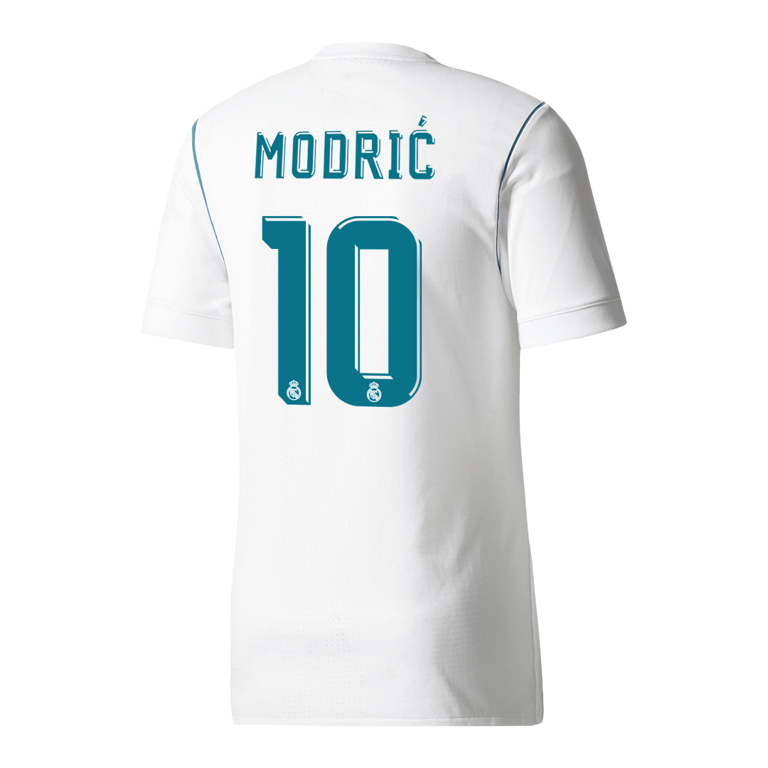 Real Madrid MODRIĆ #10 Domácí Retro fotbalový dres 2017/18