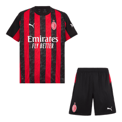 AC Milan men's home jersey set (jersey+shorts) 2025/26