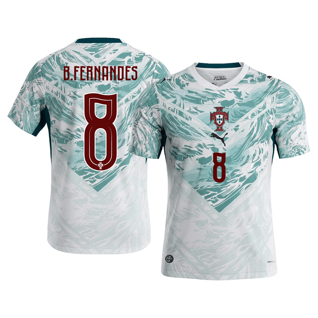 Pánské Portugal B.FERNANDES #8 Pryč Fotbalový dres Mistrovství světa 2026