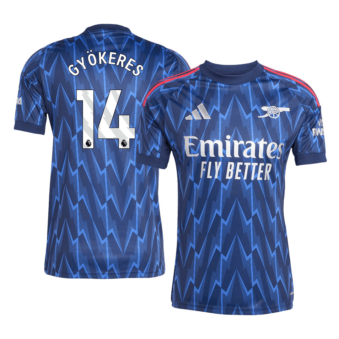 Arsenal GYÖKERES #14 venkovní fotbalový dres 2025/26
