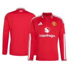 Pánské Manchester United Domov Fotbalový dres s dlouhým rukávem 2026/27