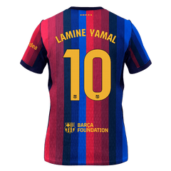 Pánské Barcelona LAMINE YAMAL #10 Domov Fotbalový dres 2026/27