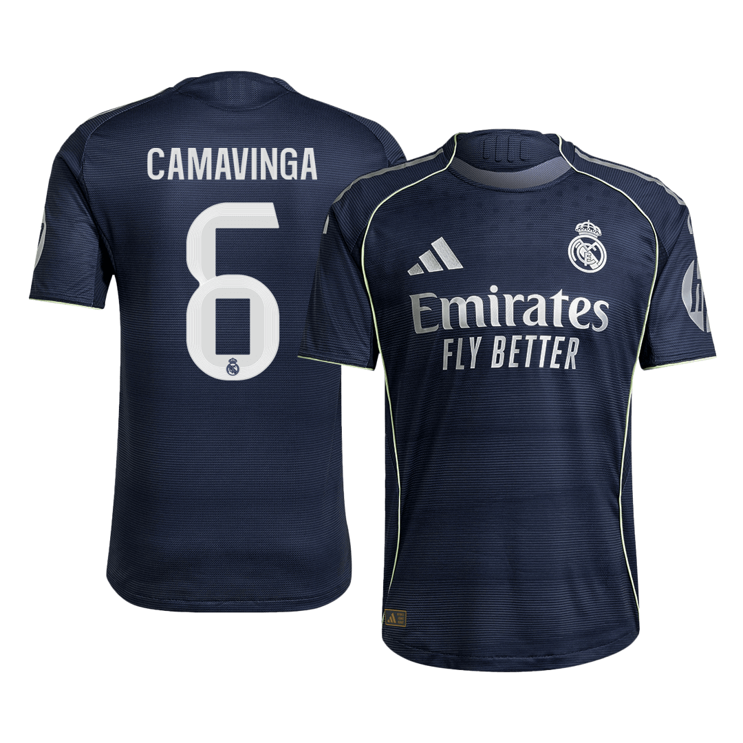 Real Madrid CAMAVINGA #6 Pryč Fotbalový dres 2025/26 - verze pro hráče