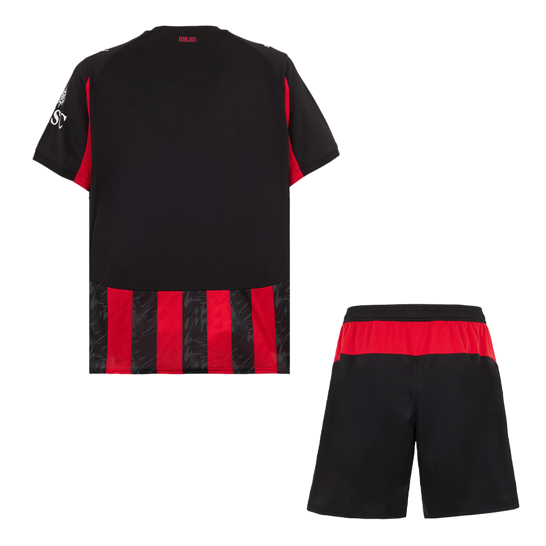 AC Milan men's home jersey set (jersey+shorts) 2025/26