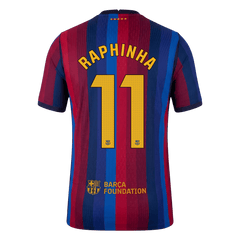 Barcelona RAPHINHA #11 Domov Fotbalový dres 2026/27 - verze pro hráče