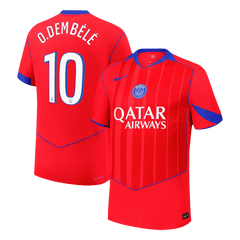 PSG O.DEMBÉLÉ #10 Třetí pryč Fotbalový dres 2025/26 - verze pro hráče