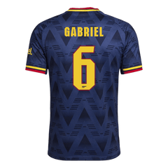 Arsenal GABRIEL #6 Pryč Fotbalový dres 2026/27 - verze pro hráče - UCL