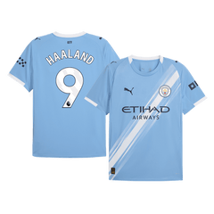 Pánský fotbalový dres Manchester City HAALAND #9 Domácí 2025/26