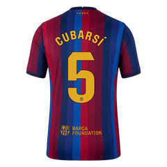 Barcelona CUBARSÍ #5 Domov Fotbalový dres 2026/27 - verze pro hráče