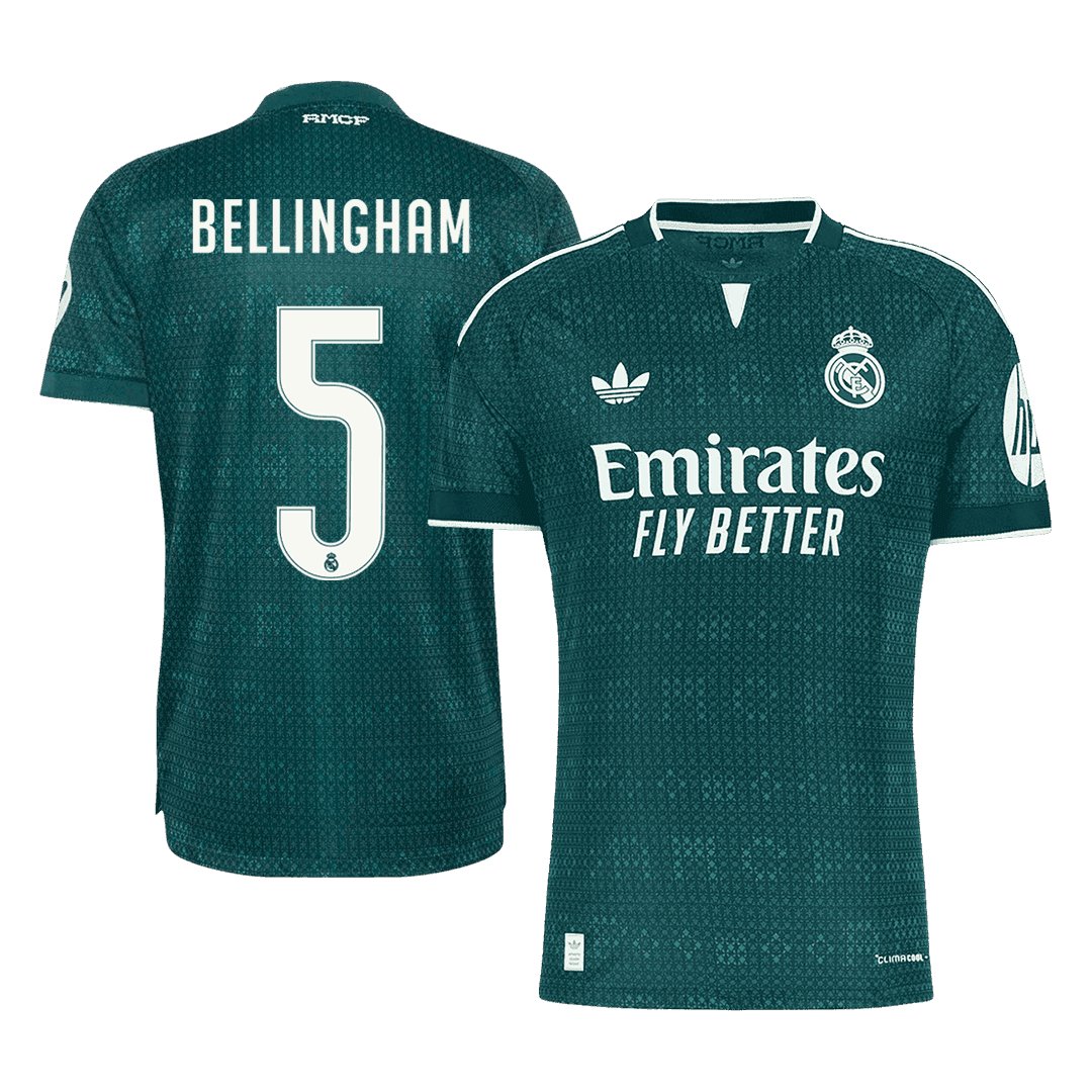 Real Madrid BELLINGHAM #5 Pryč Fotbalový dres 2026/27 - verze pro hráče