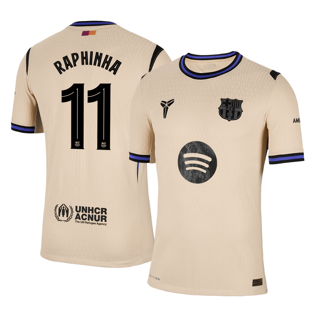 Barcelona RAPHINHA #11 Away Football Shirt 2025/26 – Player Version – UCL