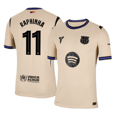 Barcelona RAPHINHA #11 Away Football Shirt 2025/26 – Player Version – UCL