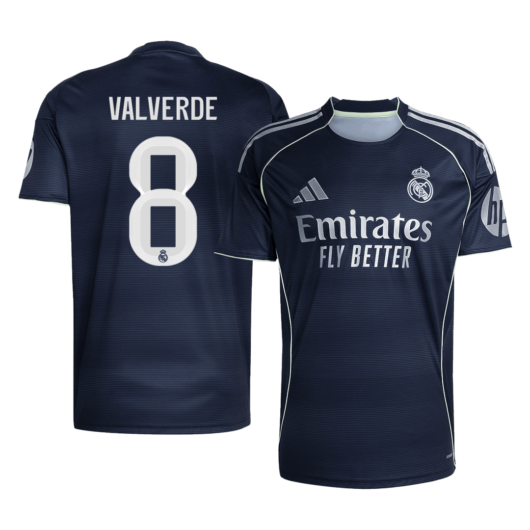 Real Madrid VALVERDE #8 Men's Away Football Jersey 2025/26