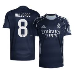 Real Madrid VALVERDE #8 Men's Away Football Jersey 2025/26