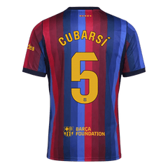 Pánské Barcelona CUBARSÍ #5 Domov Fotbalový dres 2026/27