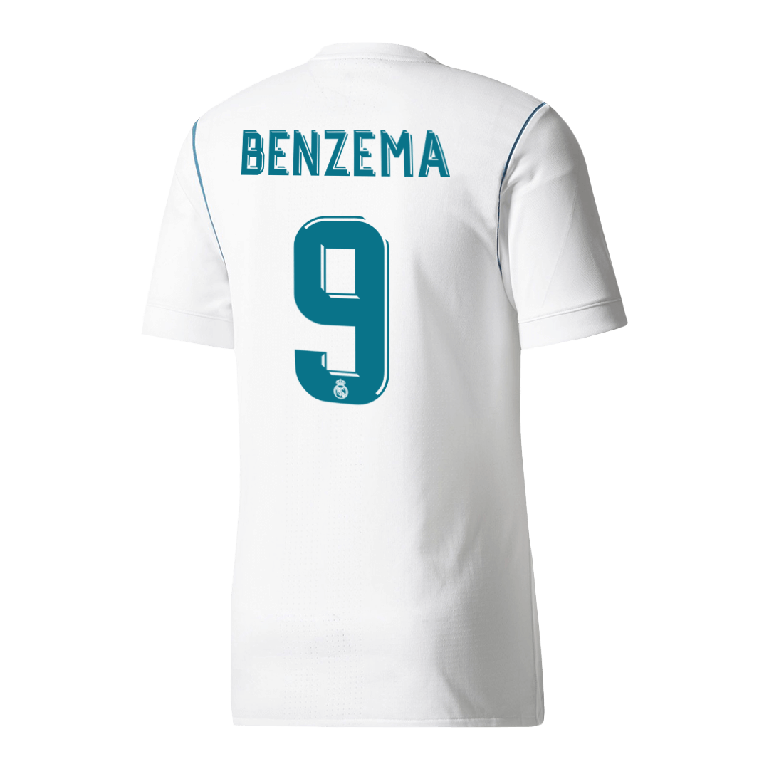 Real Madrid BENZEMA #9 Domácí Retro fotbalový dres 2017/18