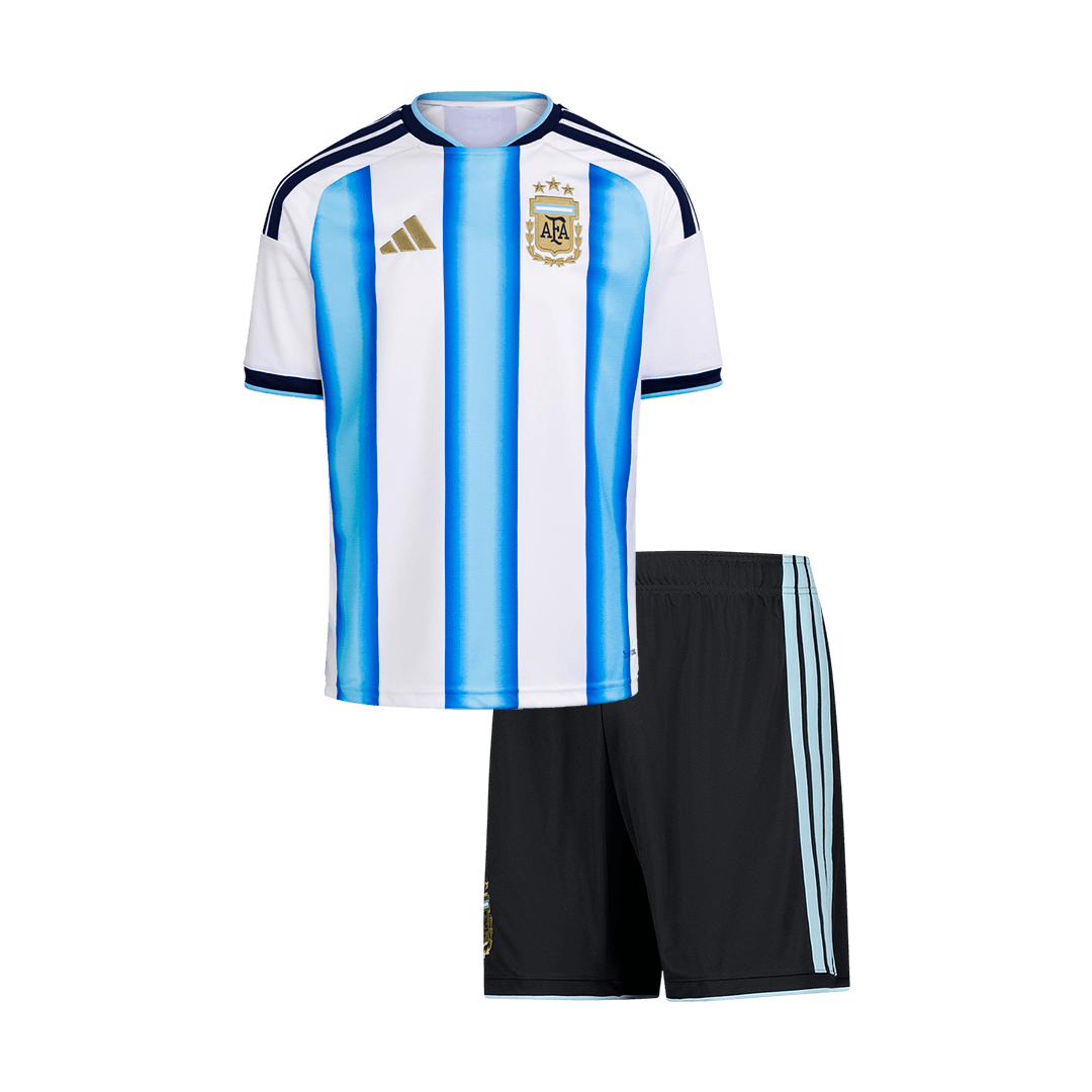 Děti Argentina Domov Světový pohár Fotbalový dres Kit(dres + šortky) 2025/26