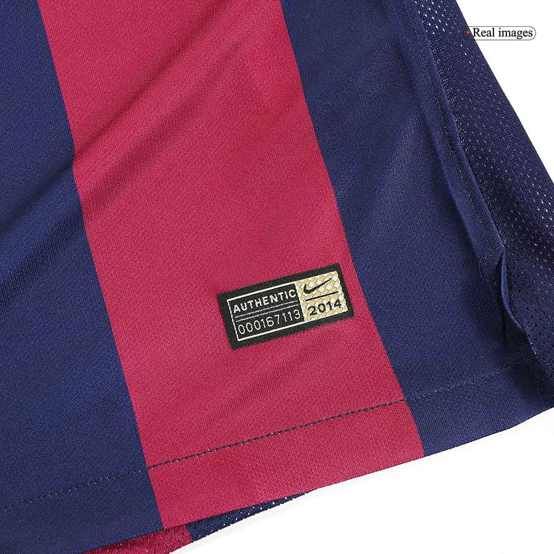 Barcelona SUÁREZ #9 Home Retro Football Jersey 2014/15