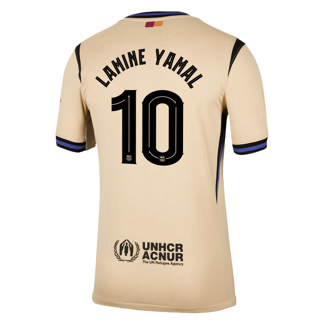 Pánský venkovní fotbalový dres Barcelona LAMINE YAMAL #10 2025/26 – UCL