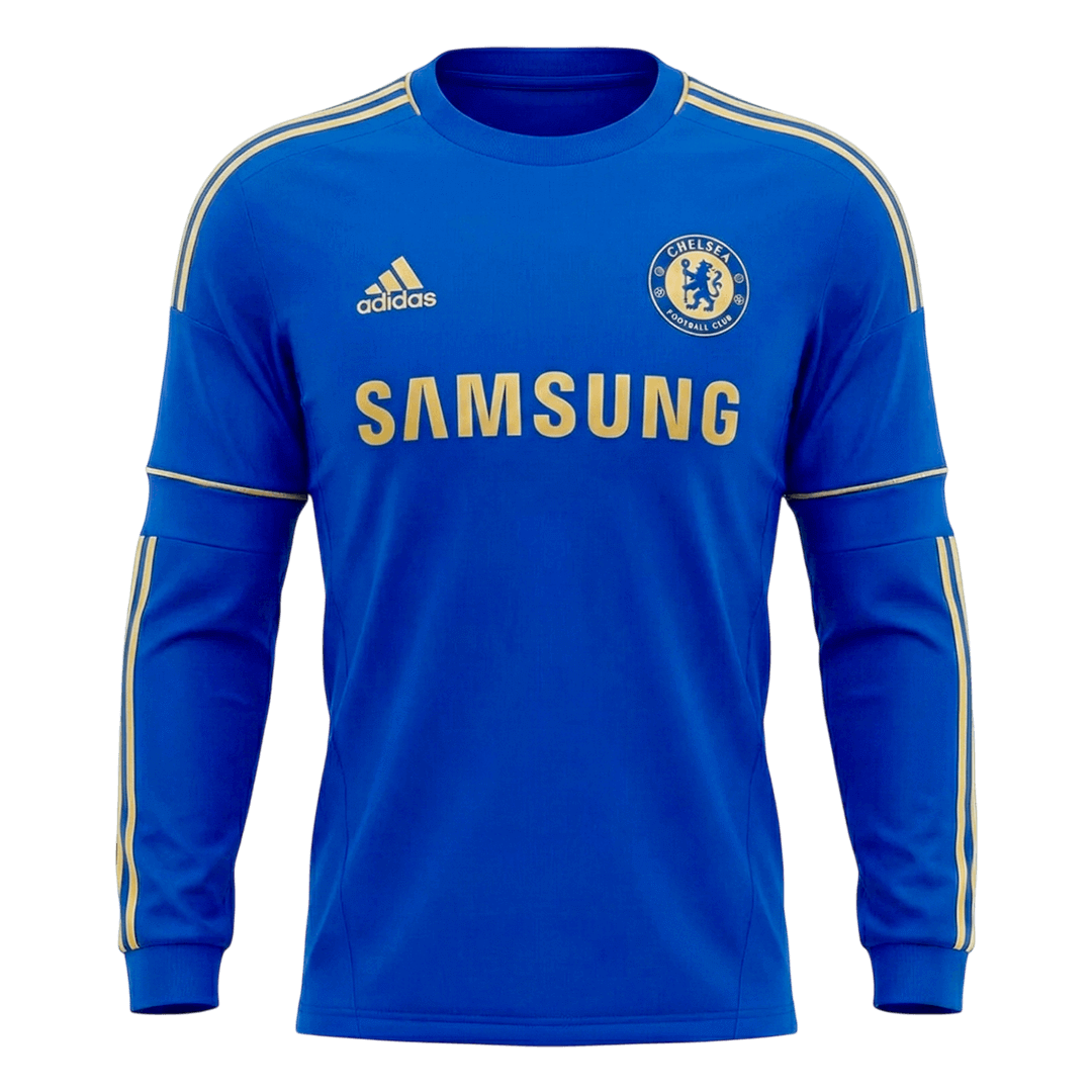 Chelsea Domov Retro Long Sleeve fotbalový dres 2012/13