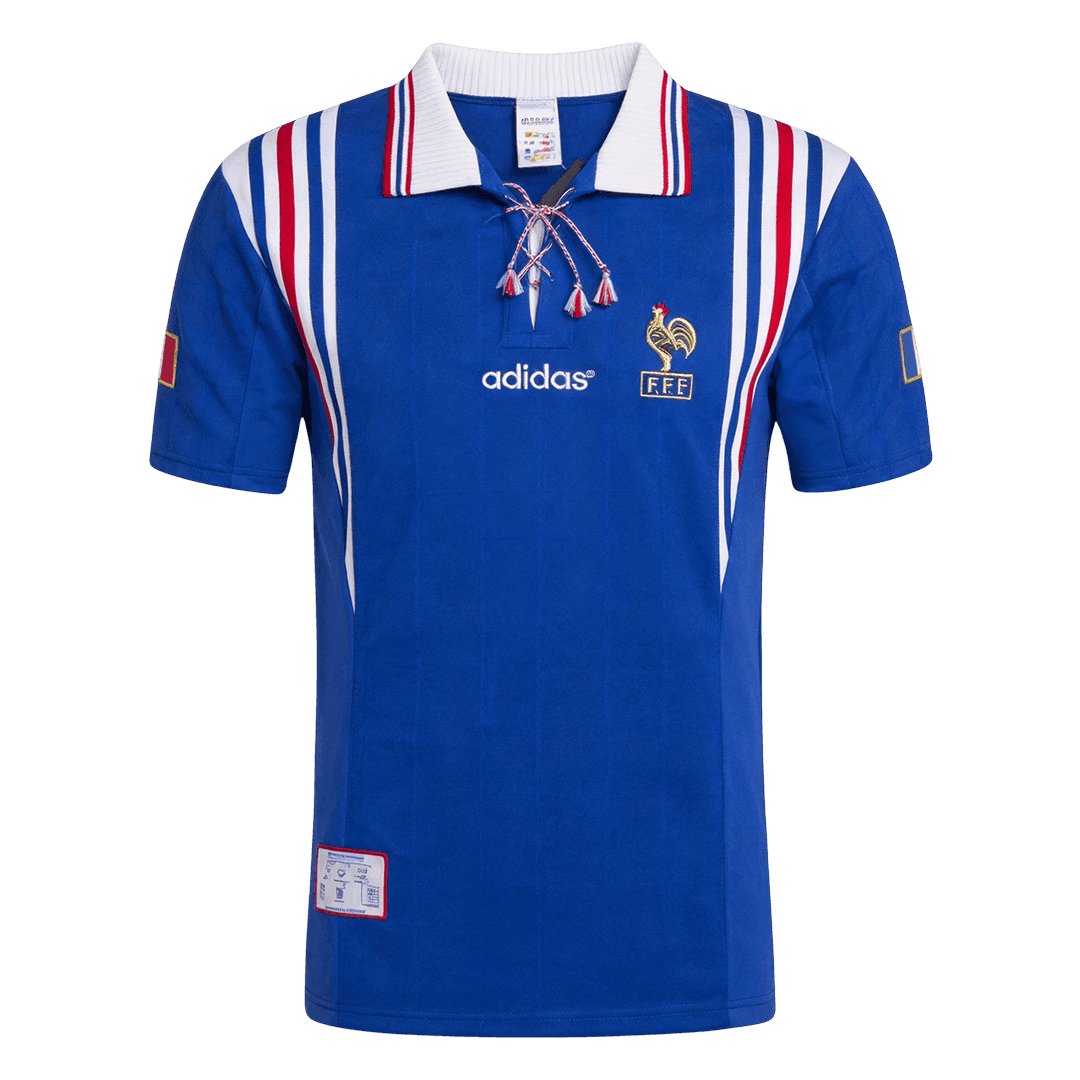 France Domov Retro fotbalový dres 1996