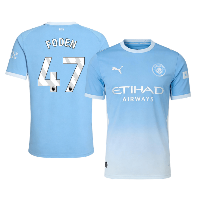 Manchester City FODEN #47 Domov Fotbalový dres 2026/27 - verze pro hráče