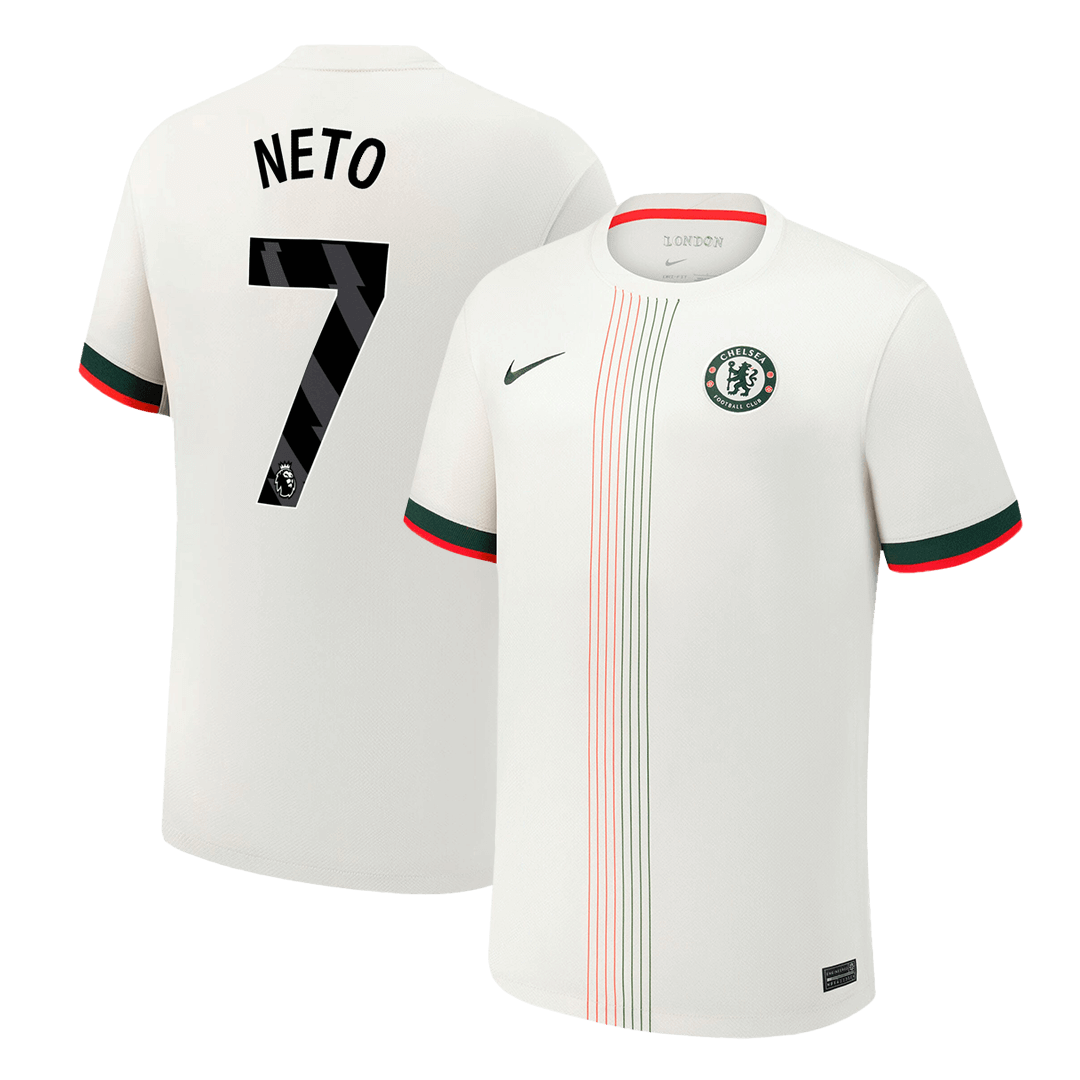 Pánské Chelsea NETO #7 Pryč Fotbalový dres 2025/26
