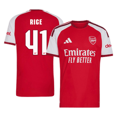 Arsenal RICE #41 Domov Fotbalový dres 2026/27 - verze pro hráče - UCL